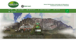 Desktop Screenshot of landroverdevenezuela.com